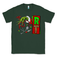 Sports Green Christmas Character Nurse Classic Tee - NancyCooperArtShop