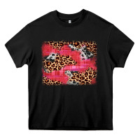 Black valentine's day cowhide leopard background Heavy Core Tee - JahusDesignShop
