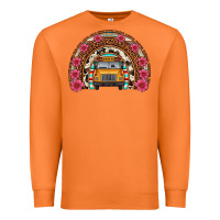 Carrot school bus leopard cowhide rainbow Premium Sweatshirt - Artiststas
