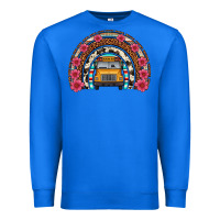 True Royal school bus leopard cowhide rainbow Premium Sweatshirt - Artiststas