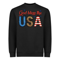 Black god bless the usa Heavyweight Sweatshirt - BundleAndBundleShop
