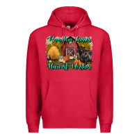 Cardinal pumpkin kisses harvest wishes Premium Hoodie - BundleAndBundleShop