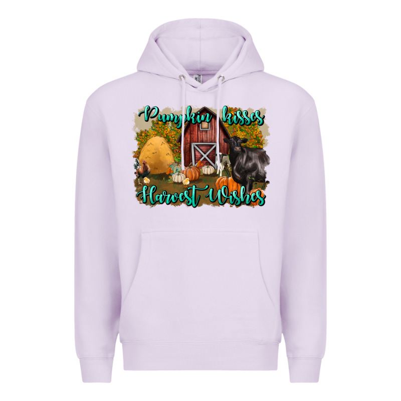 Pumpkin Kisses Harvest Wishes Premium Hoodie by BundleAndBundleShop | Teevron