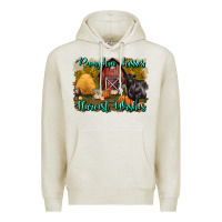 Oatmeal Heather pumpkin kisses harvest wishes Premium Hoodie - BundleAndBundleShop