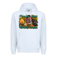 White pumpkin kisses harvest wishes Premium Hoodie - BundleAndBundleShop