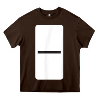 Chocolate Brown Double Blank Dominoes Halloween Costume Domino Game Heavy Core Tee - minhPixels