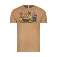 Vintage Camel Mardi Gras coffee cups Vintage Tee - HowdyJamesFarm
