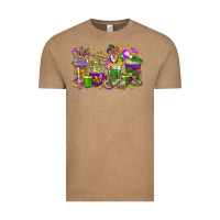Vintage Coffee Mardi Gras coffee cups Vintage Tee - HowdyJamesFarm