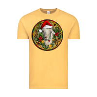 Vintage Mustard Christmas Goat Vintage Tee - RanaPortraitStore