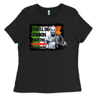 Black The Notorious Conor Mcgregor Fookin Nuttin Ladies Tee - Bettercallsaul