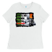 White The Notorious Conor Mcgregor Fookin Nuttin Ladies Tee - Bettercallsaul