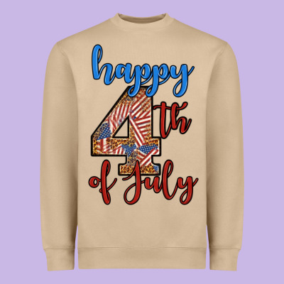 Happy 4th Of July Heavyweight Sweatshirt Designed By Bundleandbundleshop