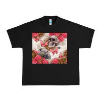 Black skulls and roses tumbler Urban Heavy Tee - TumblerDesignByShophia