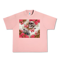 Salmon skulls and roses tumbler Urban Heavy Tee - TumblerDesignByShophia