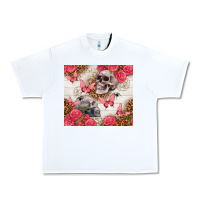 White skulls and roses tumbler Urban Heavy Tee - TumblerDesignByShophia