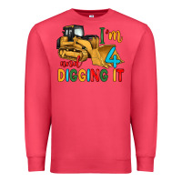 Cardinal i'm 4 and digging it Premium Sweatshirt - Artiststas