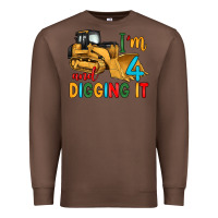 Chestnut i'm 4 and digging it Premium Sweatshirt - Artiststas