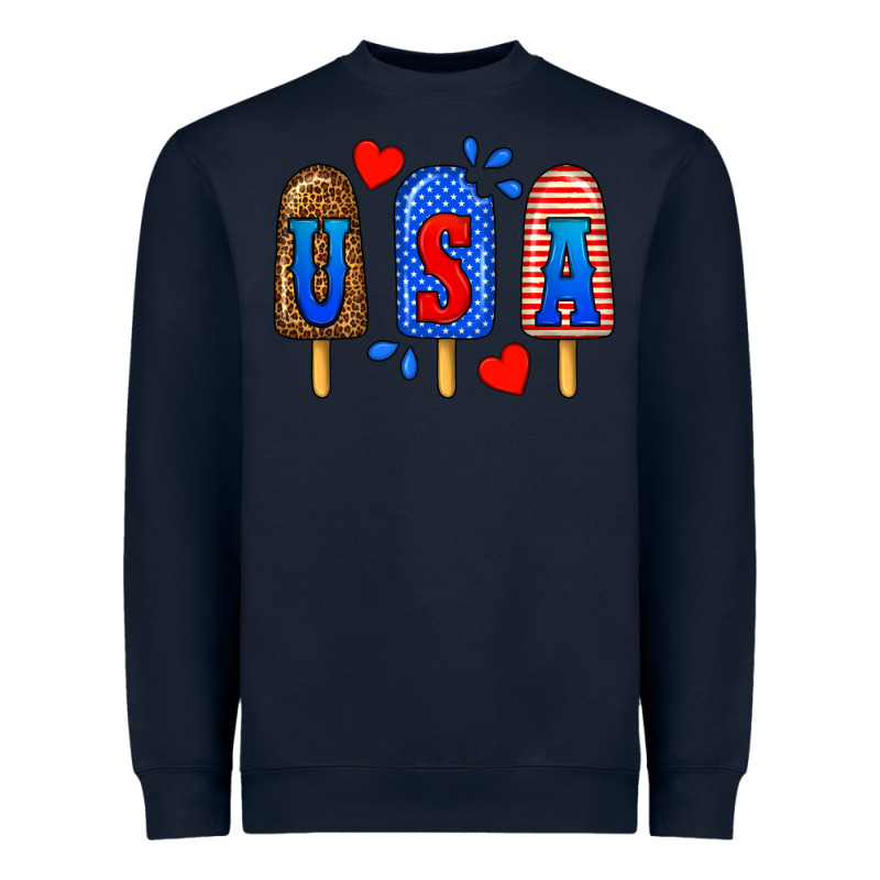 Usa Popsicles Heavyweight Sweatshirt by BundleAndBundleShop | Teevron