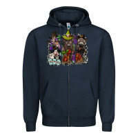 Navy animal halloween Zipper Hoodie - SublimationCraftShop