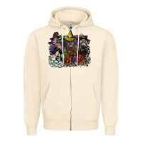 Sandshell animal halloween Zipper Hoodie - SublimationCraftShop