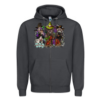 Smoke animal halloween Zipper Hoodie - SublimationCraftShop