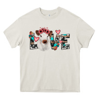 Cream calf love Heavy Core Tee - JahusDesignShop