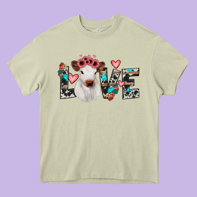 Calf Love Heavy Core Tee Designed By Jahusdesignshop