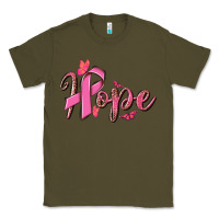 Army Green hope breast cancer Classic Tee - NancyCooperArtShop