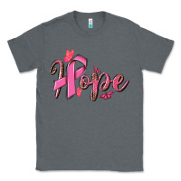 Charcoal Heather hope breast cancer Classic Tee - NancyCooperArtShop