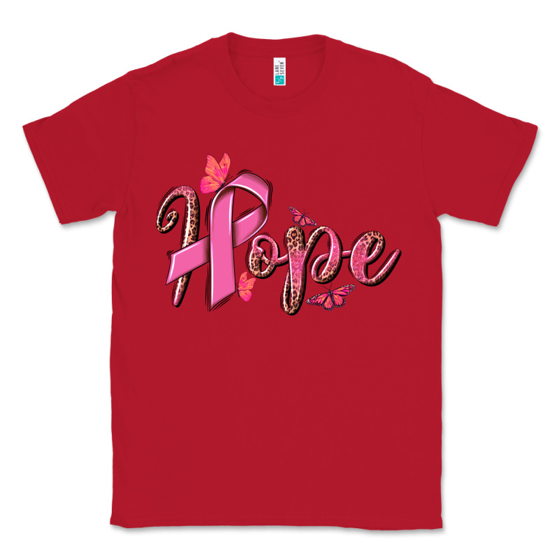 Hope Breast Cancer Classic Tee by NancyCooperArtShop | Teevron