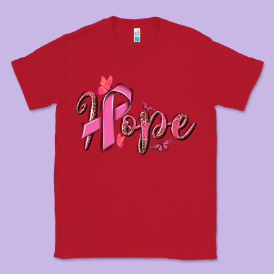 Hope Breast Cancer Classic Tee Designed By Nancycooperartshop