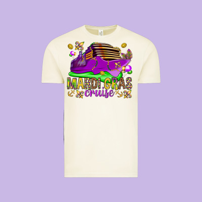 Mardi Gras Cruise Vintage Tee Designed By Howdyjamesfarm