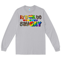 Moon Dust It's okay to say Gay pride Long Sleeve Tee - CowGirlArtShop