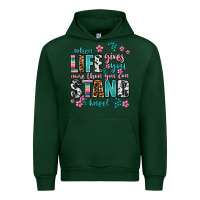 Forest Green when life gives you more than you can stand kneel Urban Hoodie - AdoDesignShop