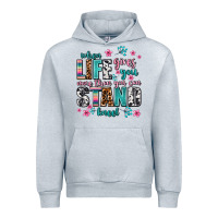 Heather Grey when life gives you more than you can stand kneel Urban Hoodie - AdoDesignShop