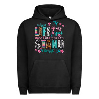 Pigment Black when life gives you more than you can stand kneel Urban Hoodie - AdoDesignShop