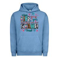 Pigment Pebble Blue when life gives you more than you can stand kneel Urban Hoodie - AdoDesignShop