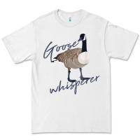 White Canadian Goose Whisperer Shirt Funny Cute Bird Hunter Gift 2 Premium Tee - minhPixels