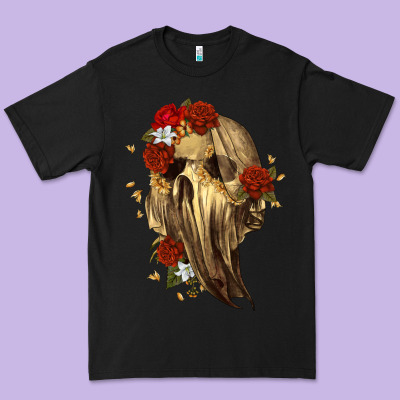 Ghost Skeleton Premium Tee Designed By Ranaportraitstore