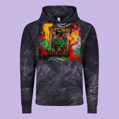 Juneteenth Black Woman Fashion Girl Vintage Hoodie Designed By Cowgirlartshop