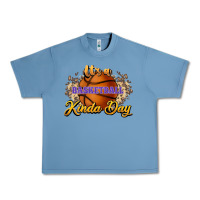 Pebble Blue It's a Basketball kinda day Urban Heavy Tee - HowdyJamesFarm