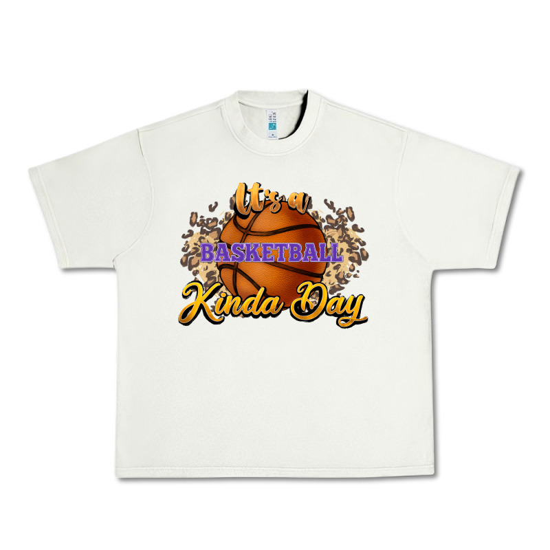 It's A Basketball Kinda Day Urban Heavy Tee by HowdyJamesFarm | Teevron