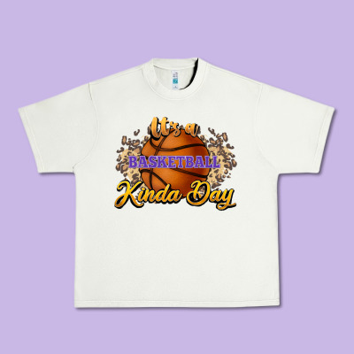 It's A Basketball Kinda Day Urban Heavy Tee Designed By Howdyjamesfarm