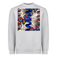 Heather Grey usa balloons seamless pattern Heavyweight Sweatshirt - BundleAndBundleShop