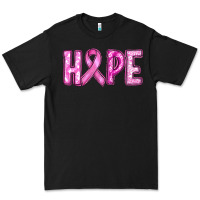 Black Western Hope Breast Cancer Premium Tee - RanaPortraitStore