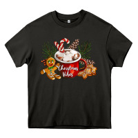 Asphalt christmas vibes hot cocoa Heavy Core Tee - LillyAllenDesigns
