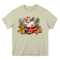 Mossy christmas vibes hot cocoa Heavy Core Tee - LillyAllenDesigns