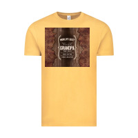 Vintage Mustard world's best grandpa Vintage Tee - TumblerDesignByShophia