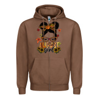 Chestnut august girl Zipper Hoodie - SublimationCraftShop