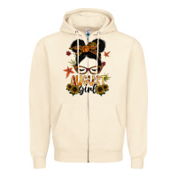 Sandshell august girl Zipper Hoodie - SublimationCraftShop